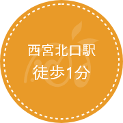 阪急 西宮北口駅 徒歩1分<br>西宮北口バス停前 すぐ